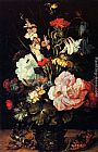 Flowers In A Vase by Roelandt Jacobsz Savery